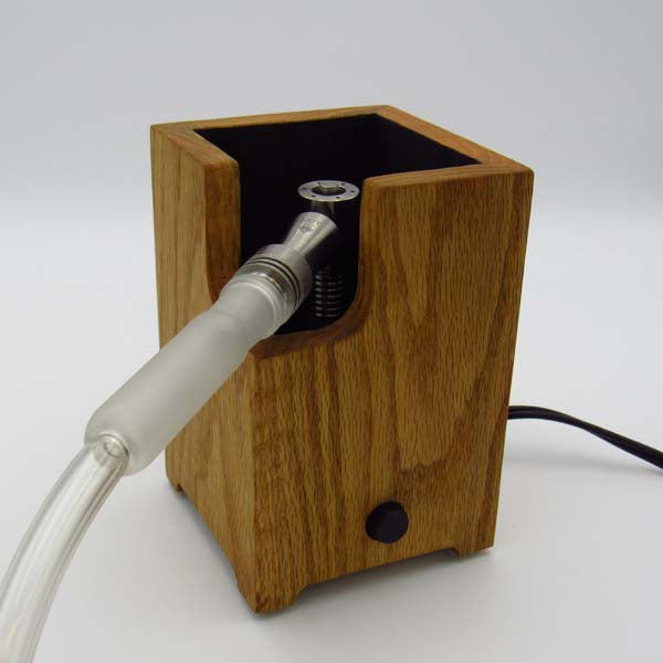 Oak Vaporizer Enail with Standard Titanium Hand-piece and Glass Handle