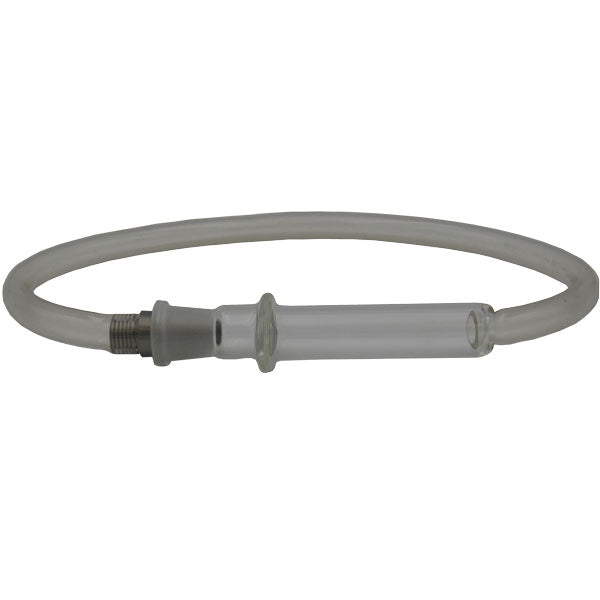 14mm Glass Hand-piece with screenm mouthpiece, and tubing